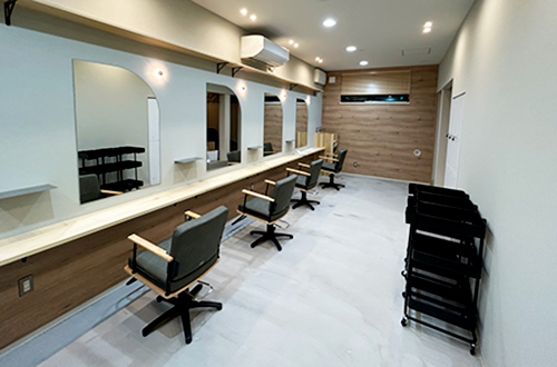 美容室ポルト元住吉の店内写真